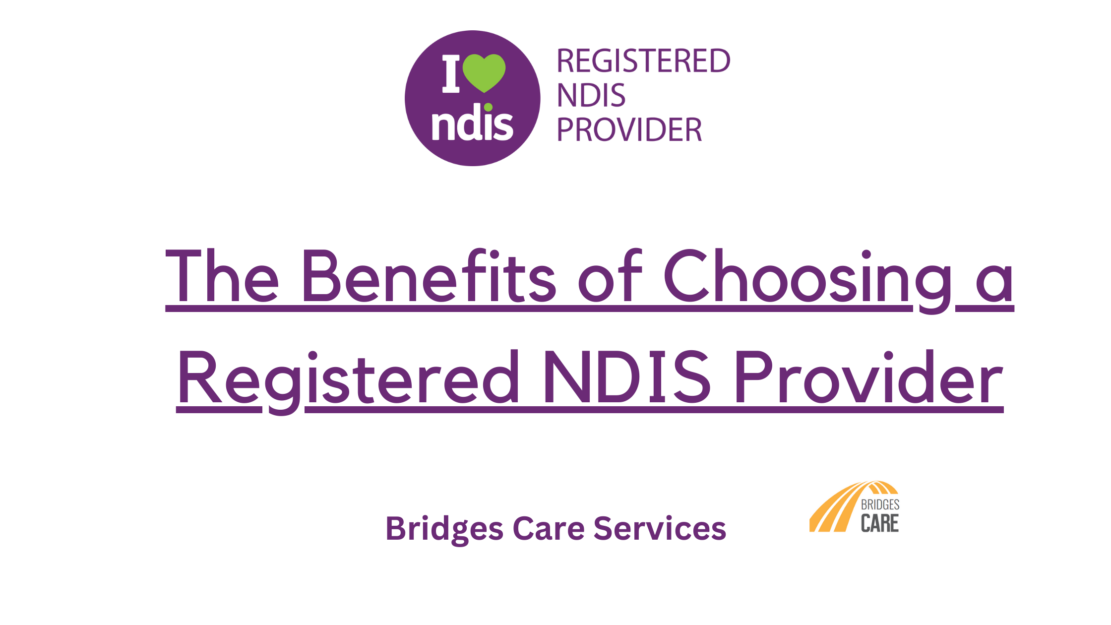 NDIS Provider Benefits: Why Choose a Registered Provider?